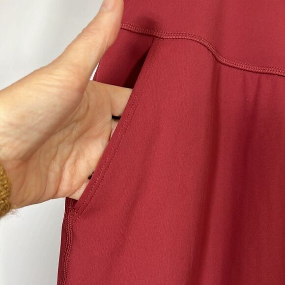 CORE 10 Women’s Cropped Athletic Leggings/Tights Mauve/Berry Size 2X Plus - Picture 5 of 11